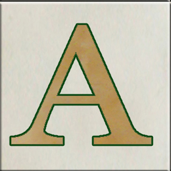 Mosaic House Moroccan tile Nora A 1-32-10 White,   Green,   Tan, beige, natural, terracotta   solid hand painted 
